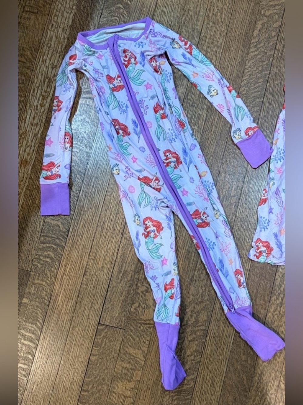 Little Sleepies Part of Her World Ariel zippy 3T